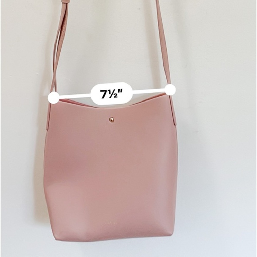 Anthropology‎ Samara Bag Blush Pink Crossbody Messenger Style Purse Adjustable - Picture 8 of 9